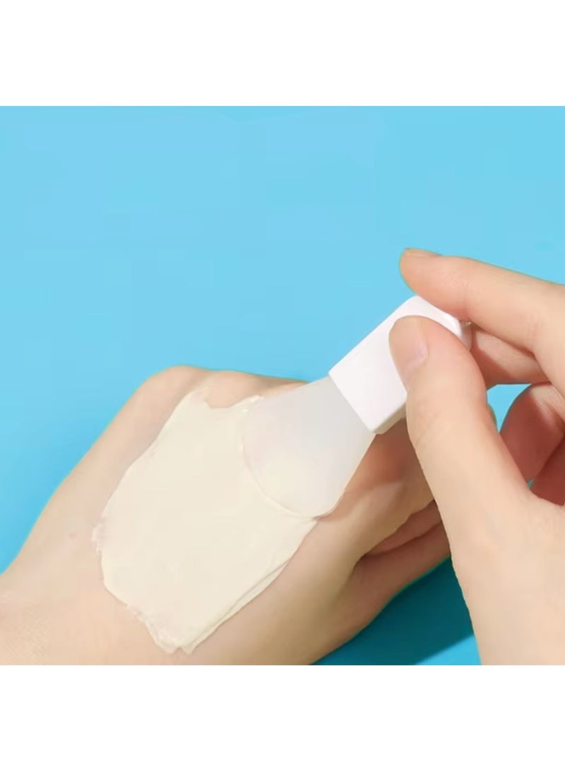 فرشاة قناع الوجه المصنوعة من السيليكون (قطعتان) مصممة لتطبيق منتجات العناية بالبشرة بطريقة صحية - Image 5